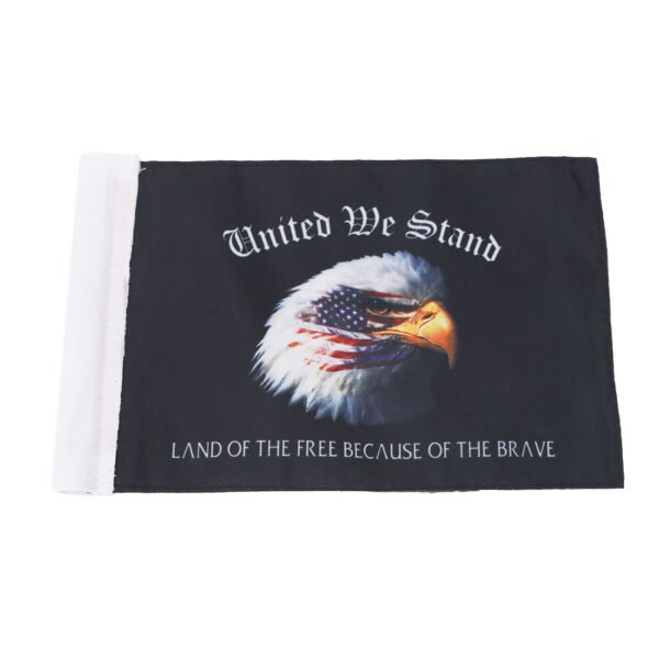 2Pack 6" x 10" Eagle American Flag for Harley & More – Durable & Stylish - Image 4
