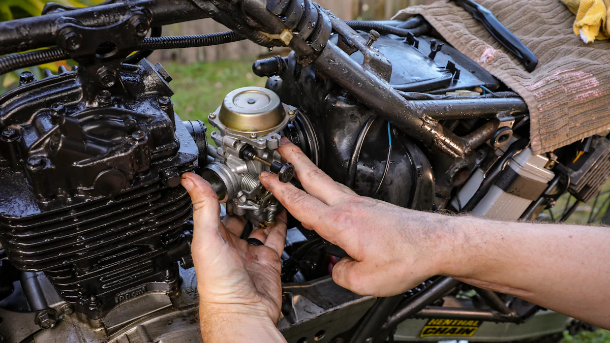 performing an engine flush on a Harley Davidson motorcycle